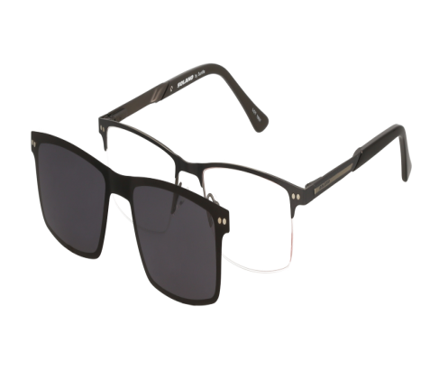 Solano Herrenbrille mit Sonnenbrillenclip10117 A 54