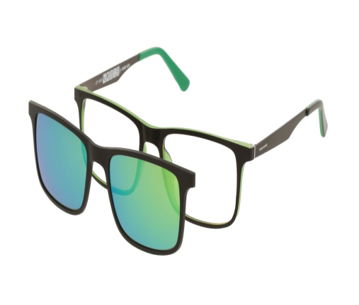 Solano kleinere Herrenbrille mit Sonnenbrillenclip 90131 B 50