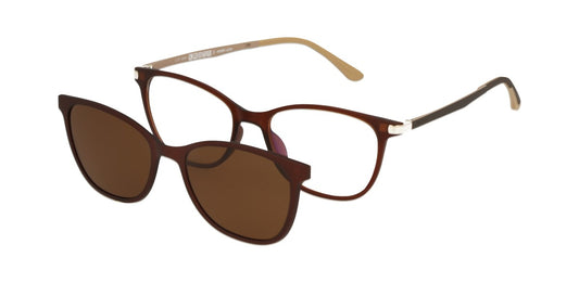 Solano Frauenbrille mit Clip 90064 I 52