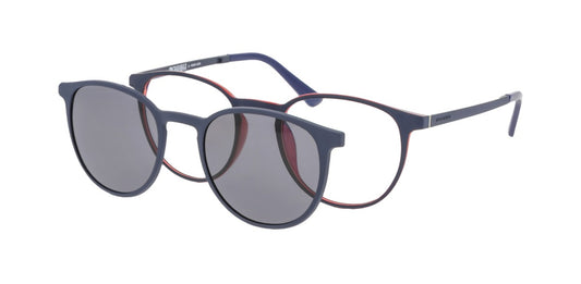 Solano Brille mit Sonnenbrillenclip 90149 F 51