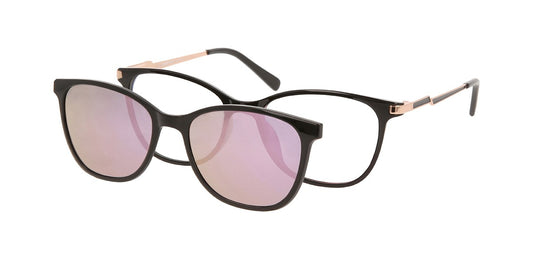 Solano Frauenbrille mit Sonnenbrillenclip 90155 E 52